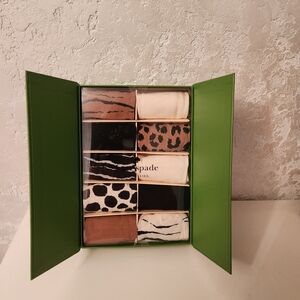 Kate Spade Animal Print Socks Set